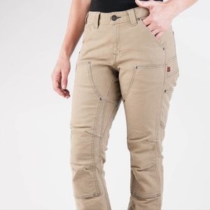Dovetail Workwear Britt Utility Pants in Natural Canvas